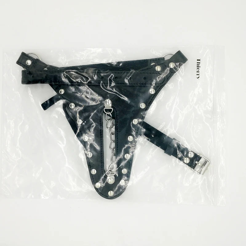 Dungeon crotchless panties