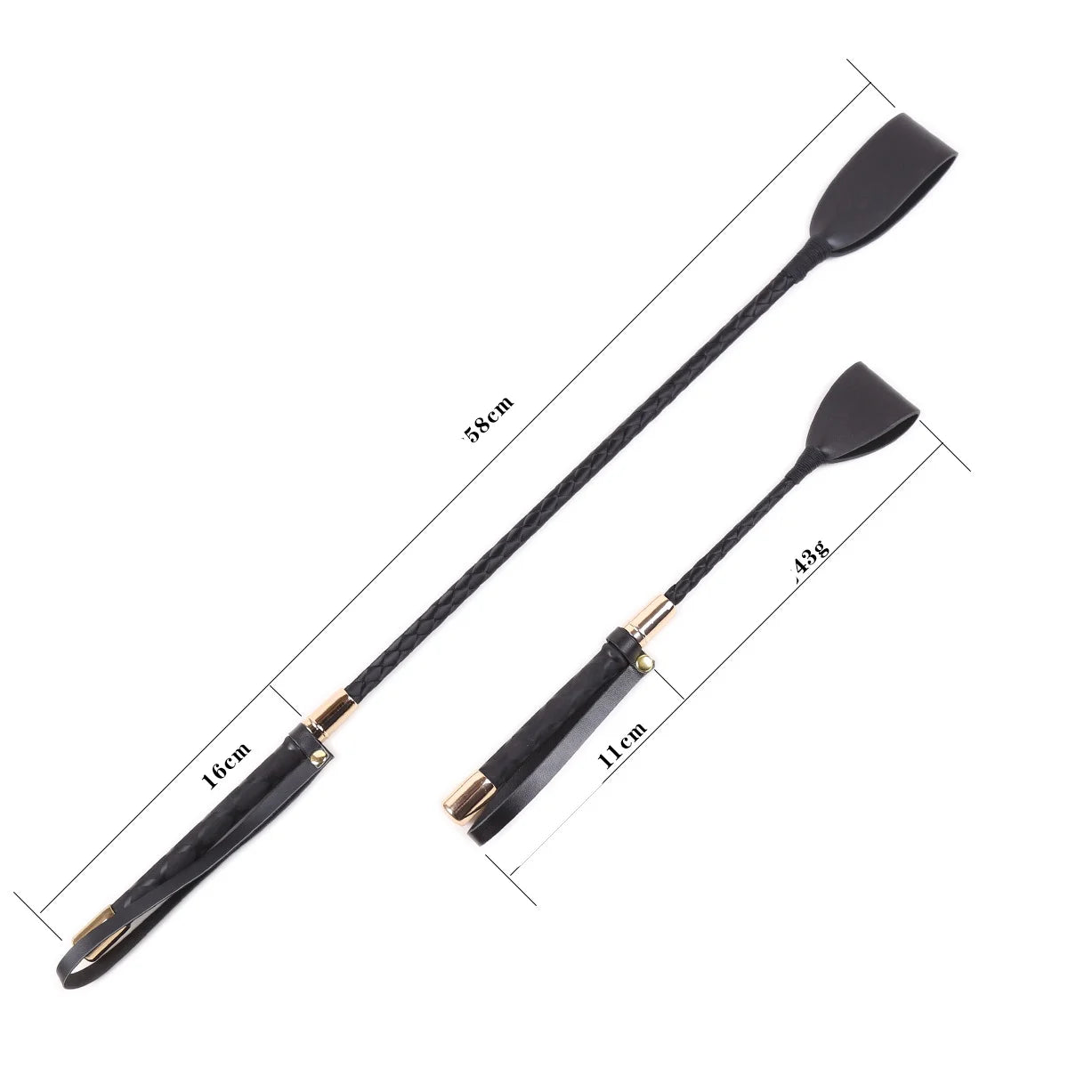 Riding Crop Floggers (30 - 58cm)