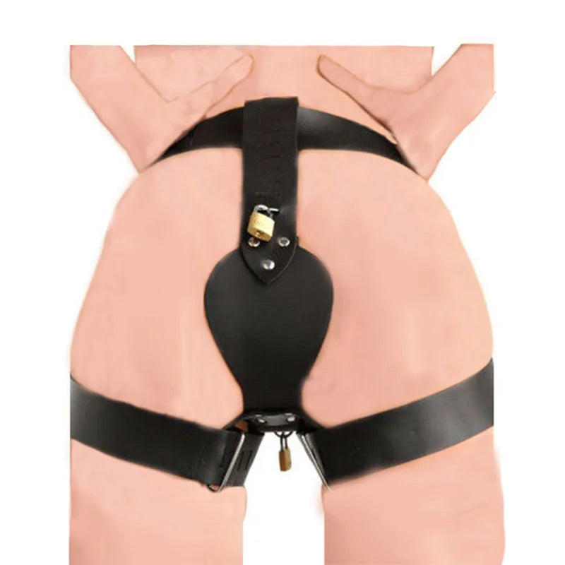 Chastity belt (BDSM leather look)