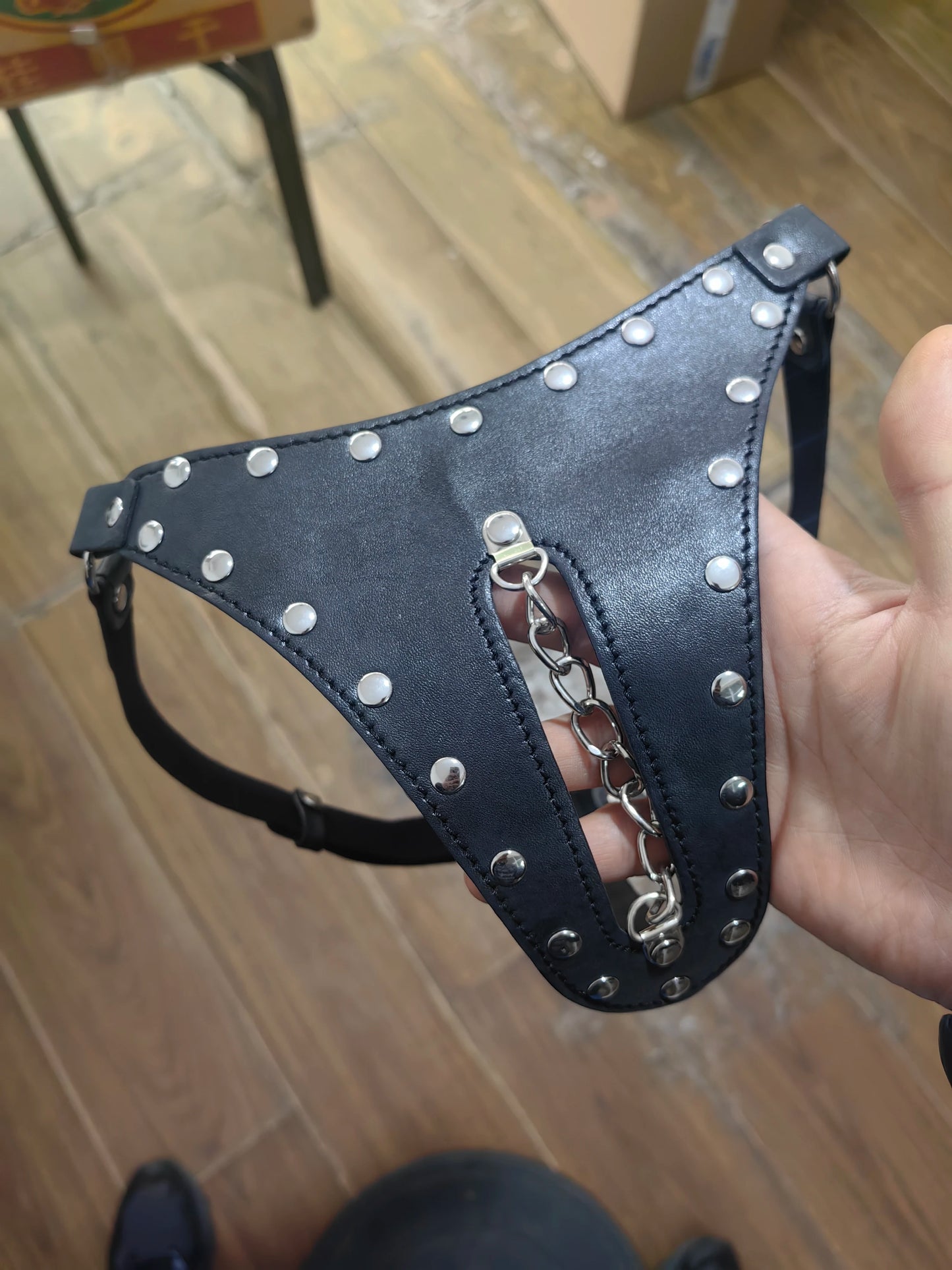 Dungeon crotchless panties