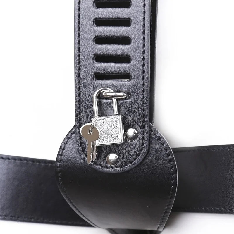 Chastity belt (BDSM leather look)