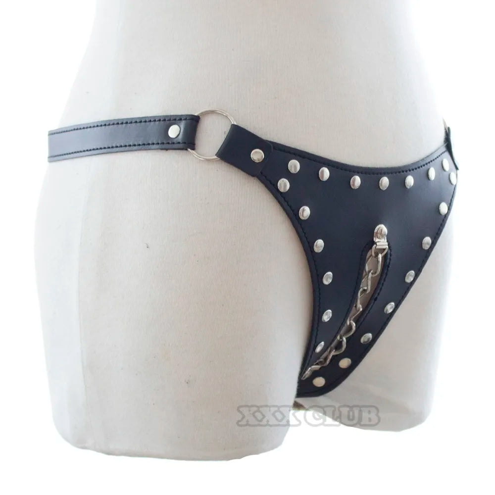 Dungeon crotchless panties