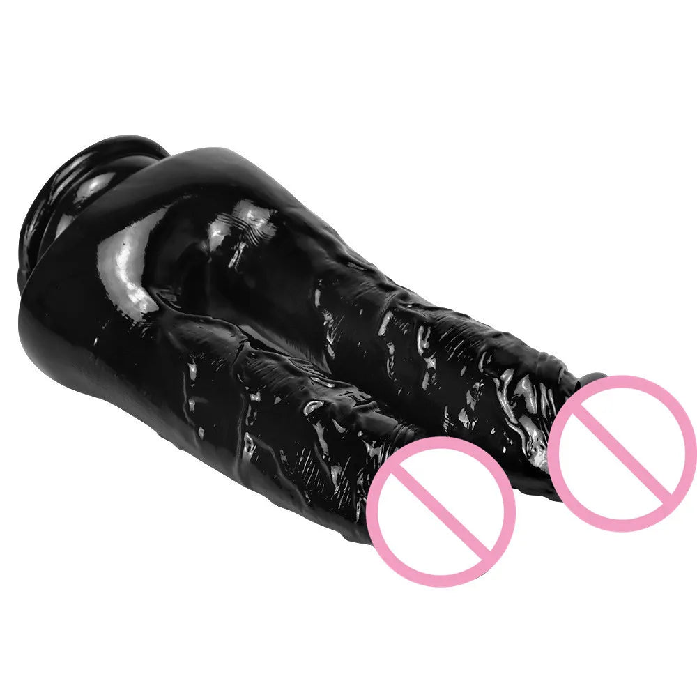 Suction Cup Dildo for Double Penetration