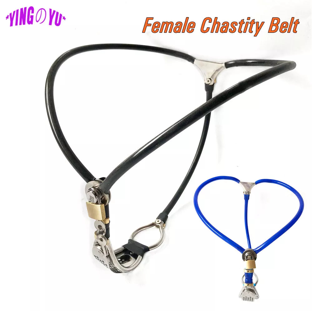 Vagina chastity belt with exposed anal (black or pink)